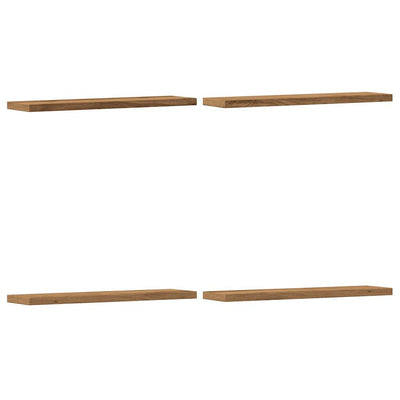 Seinähyllyt 4 kpl artesaani tammi 40x20x1,5 cm tekninen puu