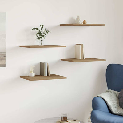 Artesaani tammi kirjahyllytasot Vasiu 40x30x1,5cm (4 kpl lastulevy)