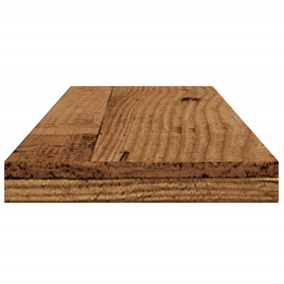 Kirjahyllytasot 4 kpl vanha puu 60x10x1,5 cm tekninen puu