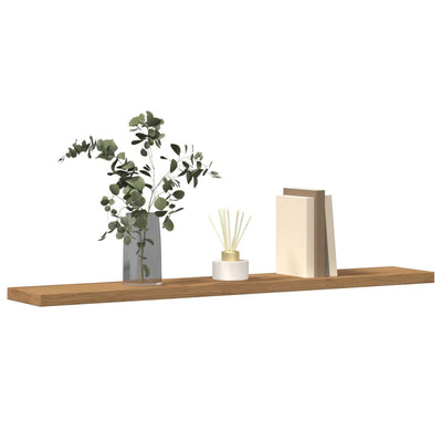 Seinähyllyt 4 kpl artesaani tammi 60x20x1,5 cm tekninen puu