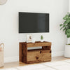 TV-kaappi LED-valoilla Old Wood 60x35x40 cm Engineered Wood