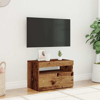 Old wood tv-kaappi led-valoilla Noela 60x35x40cm (engineered wood)