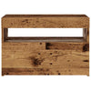 TV-kaappi LED-valoilla Old Wood 60x35x40 cm Engineered Wood