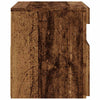 TV-kaappi LED-valoilla Old Wood 60x35x40 cm Engineered Wood