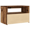 TV-kaappi LED-valoilla Old Wood 60x35x40 cm Engineered Wood
