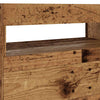 TV-kaappi LED-valoilla Old Wood 60x35x40 cm Engineered Wood