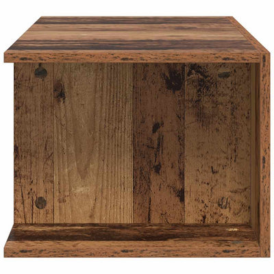 Vanha puu tv-kaappi led-valoilla Jair 90x39x30cm (teknillinen puu)