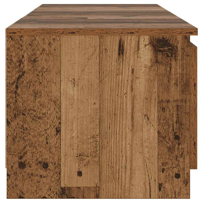 Tv-kaappi led-valoilla Dondos 140x40x35,5cm (vanha puu, teknillinen puu)