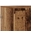 TV-kaappi LED-valoilla Vanha puu 140x40x35,5 cm Teknillinen puu