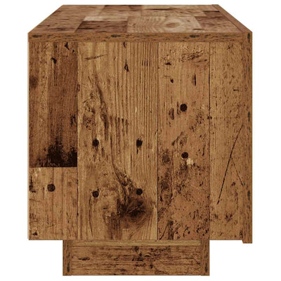 TV-taso vanha puu 100x35x40 cm tekninen puu