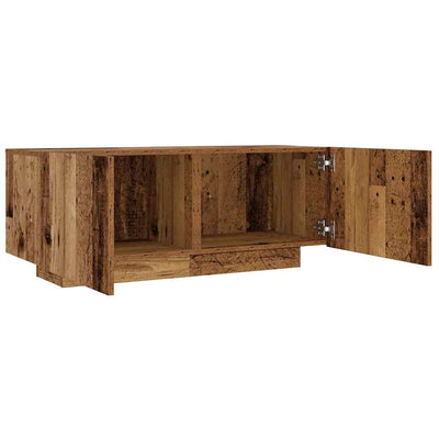 TV-taso vanha puu 100x35x40 cm tekninen puu