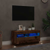 Old wood tv-kaappi led-valoilla Ramiz 80x35x40cm (engineered wood)