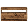 TV-kaappi LED-valoilla Old Wood 80x35x40 cm Engineered Wood