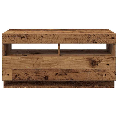 Old wood tv-kaappi led-valoilla Ramiz 80x35x40cm (engineered wood)