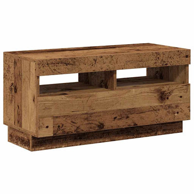 Old wood tv-kaappi led-valoilla Ramiz 80x35x40cm (engineered wood)