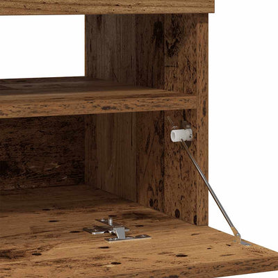 Old wood tv-kaappi led-valoilla Ramiz 80x35x40cm (engineered wood)