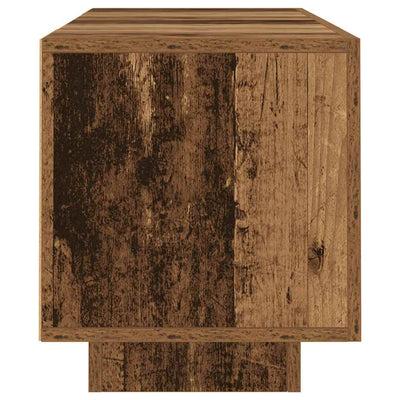 Vanha puu tv-kaappi led-valoilla Filantropia 160x35x40cm (teknillinen puu)