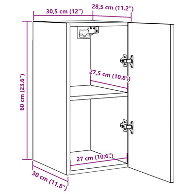 TV-tasot 2 kpl vanha puu 30,5x30x60 cm lastulevy