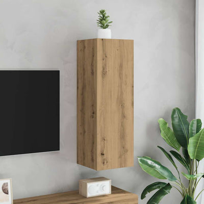 TV-kaappi käsityöläinen tammi 30,5x30x90 cm tekninen puu