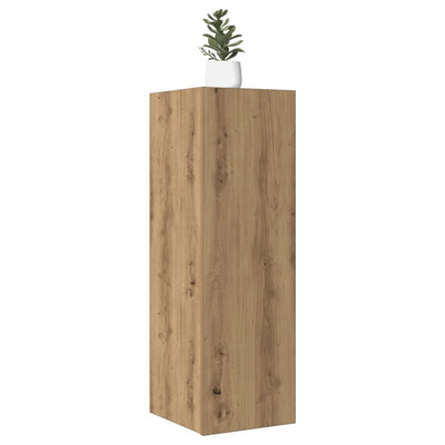 TV-kaappi käsityöläinen tammi 30,5x30x90 cm tekninen puu