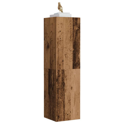 TV Kaappi Old Wood 30,5x30x110 cm tekninen puu