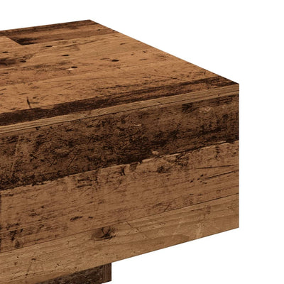 Sohvapöytä vanhaa puuta 100x49,5x31 cm tekninen puu