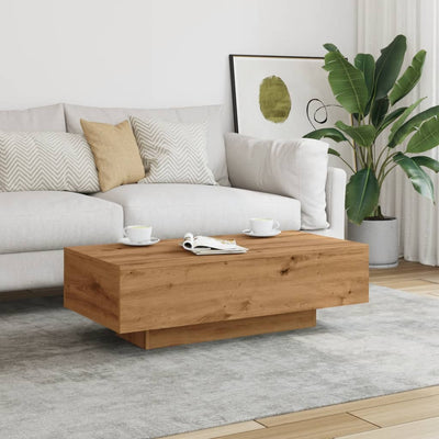 Sohvapöytä käsityöläinen tammi 100x49,5x31 cm tekninen puu