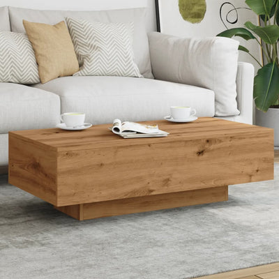 Sohvapöytä käsityöläinen tammi 100x49,5x31 cm tekninen puu