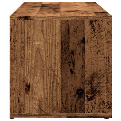 Kenkien säilytyspenkki vanha puu 105x35x35 cm tekninen puu