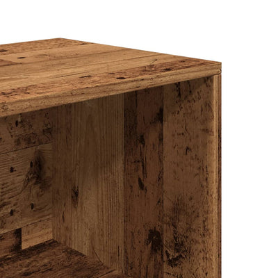Kenkien säilytyspenkki vanha puu 105x35x35 cm tekninen puu