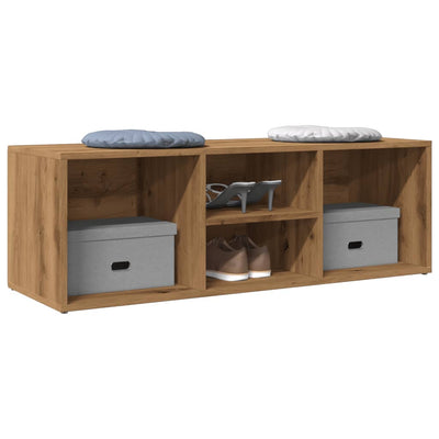 Kenkien säilytyspenkki tammi 105x35x35 cm tekninen puu
