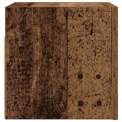 Vanha puu seinäkiinnitettävät tv-tasot Elivia 30,5x30x30cm (2 kpl)