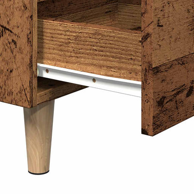 Vanha puu yöpöytä Stanculea 40x35x69cm (puinen)