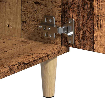 Vanha puu tv kaappi Rodeliu 102x35x50cm (puinen)