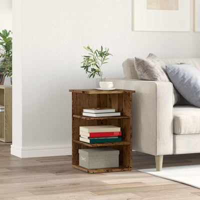 Vanha puu senkki Medine 35x35x55cm (puinen)