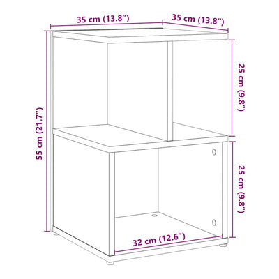 Yöpöytäkaappi artisan oak Ferovian 35x35x55cm (engineered wood)