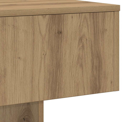 Käsityöläinen tammi sohvapöytä Dorothe 60x60x31,5cm (lastulevy)