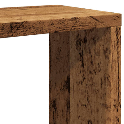 Seinäkuutiohyllyt Tinculina 30x15x30cm (2 kpl vanhaa puuta, teknillinen puu)