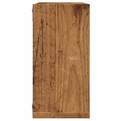 Seinäkuutiohyllyt 4 kpl vanhaa puuta 30x15x30cm teknillinen puu