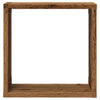 Wall Cube Hyllyt 6 kpl Vanha Puu 30x15x30 cm Teknillinen Puu