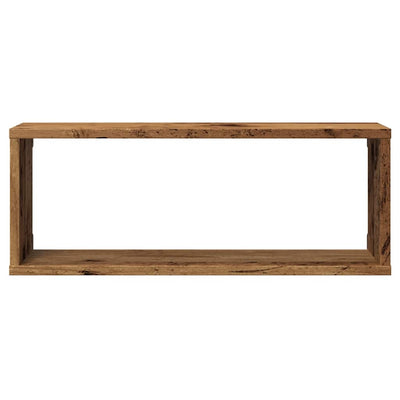 Kuutioseinähyllyt 6 kpl Vanha Puu 60x15x23 cm lastulevy