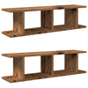Seinähyllyt 2 kpl Old Wood 90x18x20 cm Engineered Wood