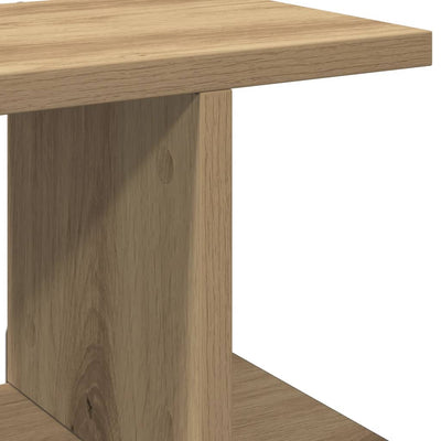 seinähyllyt 2 kpl käsityöläinen tammi 105x18x20 cm tekninen puu