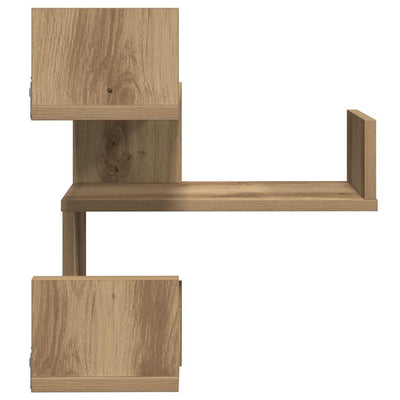 Seinäkulmahylly Artisan Oak 40x40x49,5 cm tekninen puu