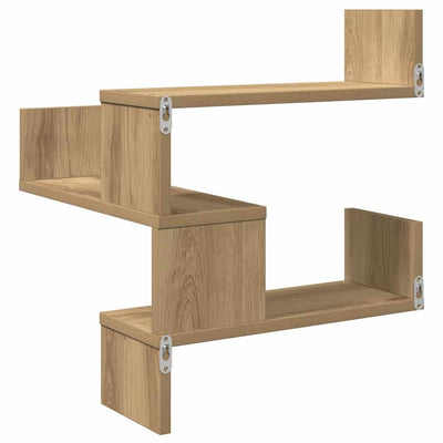 Seinäkulmahylly Artisan Oak 40x40x49,5 cm tekninen puu