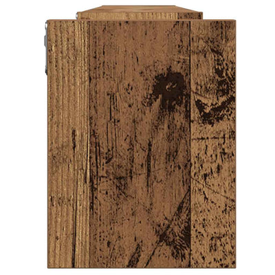 Seinähyllyt 2 kpl vanhaa puuta 100x15x20 cm lastulevy