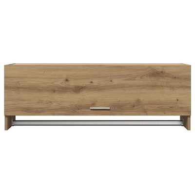 Vaatekaappi käsityöläinen tammi 100x32,5x35 cm tekninen puu