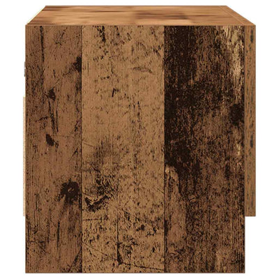 Vaatekaappi vanhaa puuta 70x32,5x35 cm lastulevy