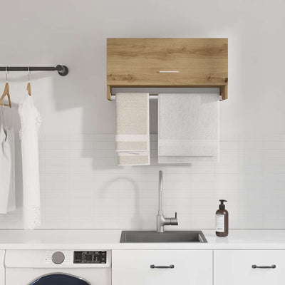 Käsityöläinen tammi vaatekaappi Alyna 70x32,5x35cm (puinen)