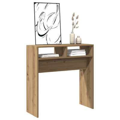 Konsolipöytä artesaani tammi 78x30x80 cm tekninen puu